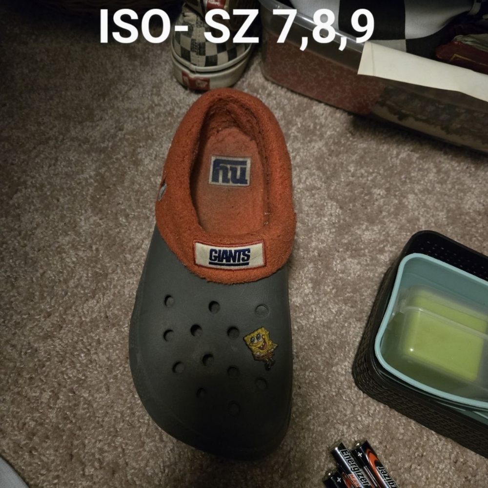 90s New York Giants crocs